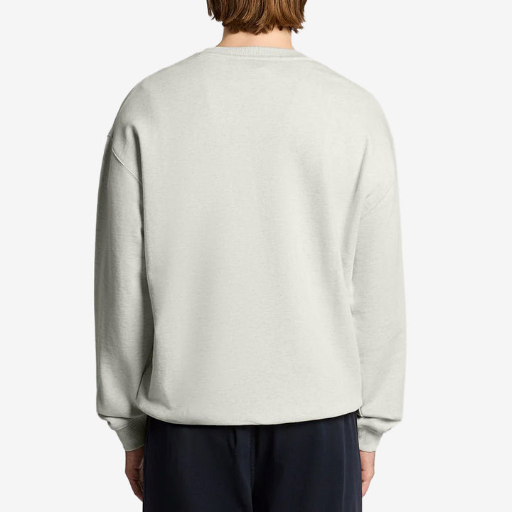 Script Heavyweight Loopback Crew Neck Sweatshirt