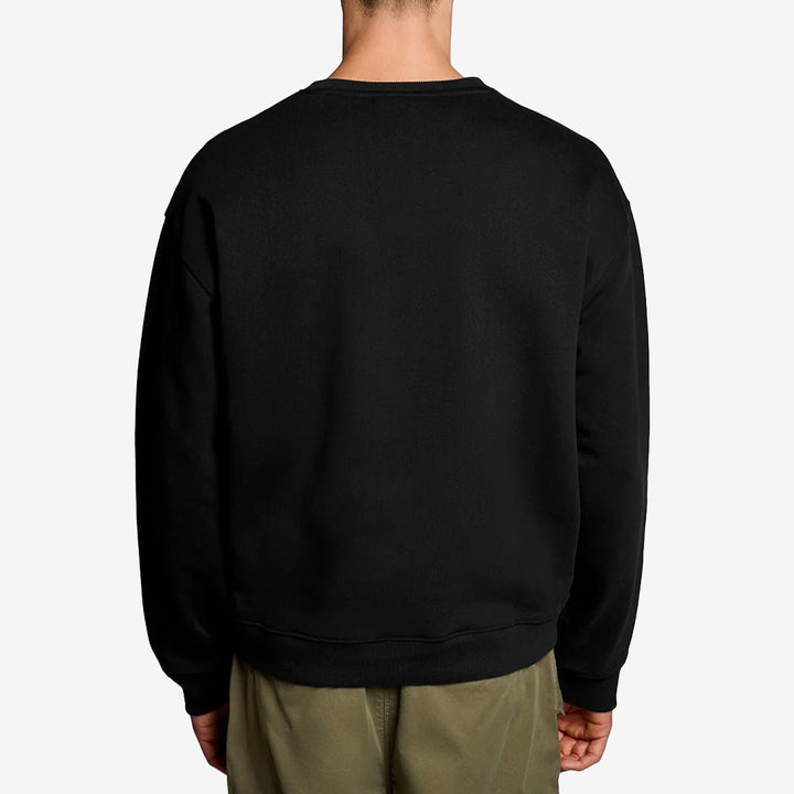 Script Heavyweight Loopback Crew Neck Sweatshirt