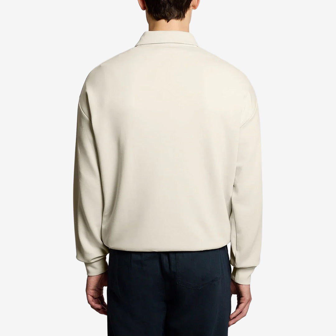 Relaxed Collared Interlock Sweatshirt