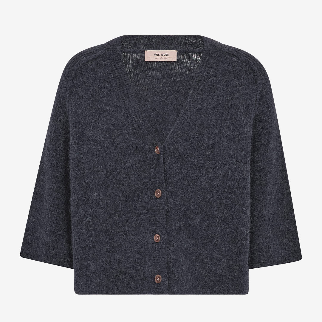 Mos Mosh MMThora Lizet Knit Cardigan dam India Ink