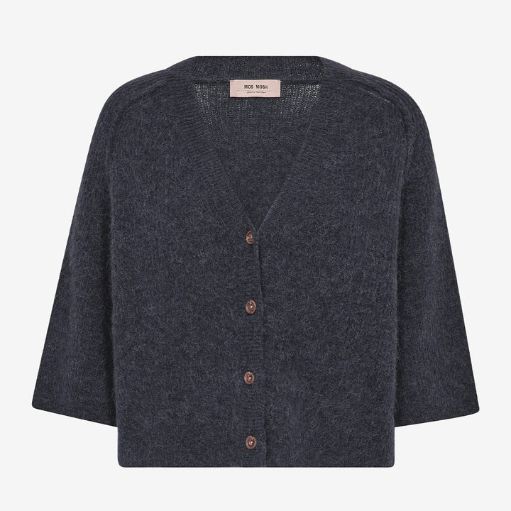 Mos Mosh MMThora Lizet Knit Cardigan dam India Ink