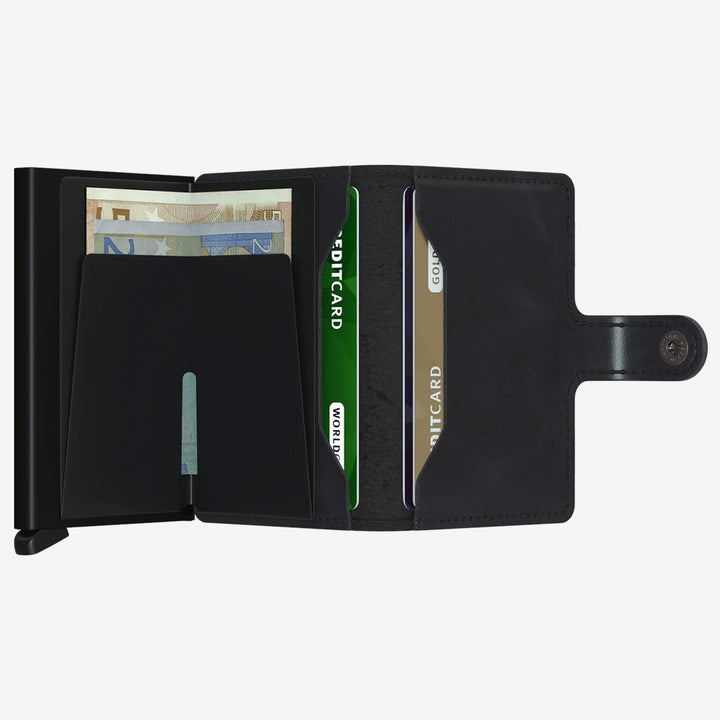 MV-BLK MINIWALLET VINTAGE BLK