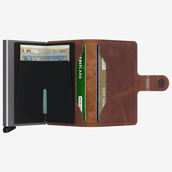 MV-BROWN MINIWALLET VINTAGE BROWN