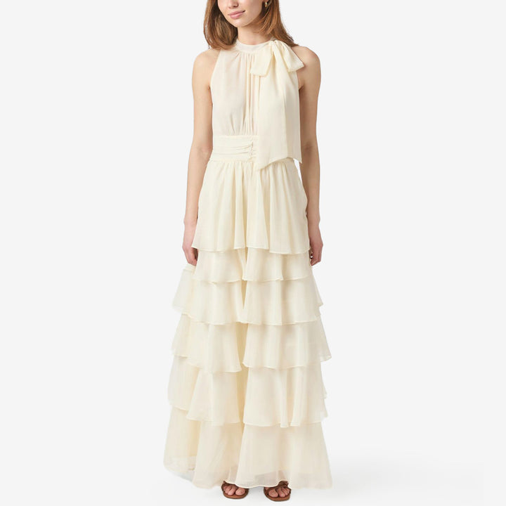 Marli Solid Chiffon Dress