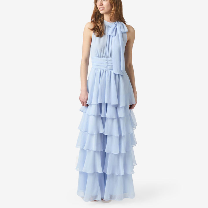 Marli Solid Chiffon Dress