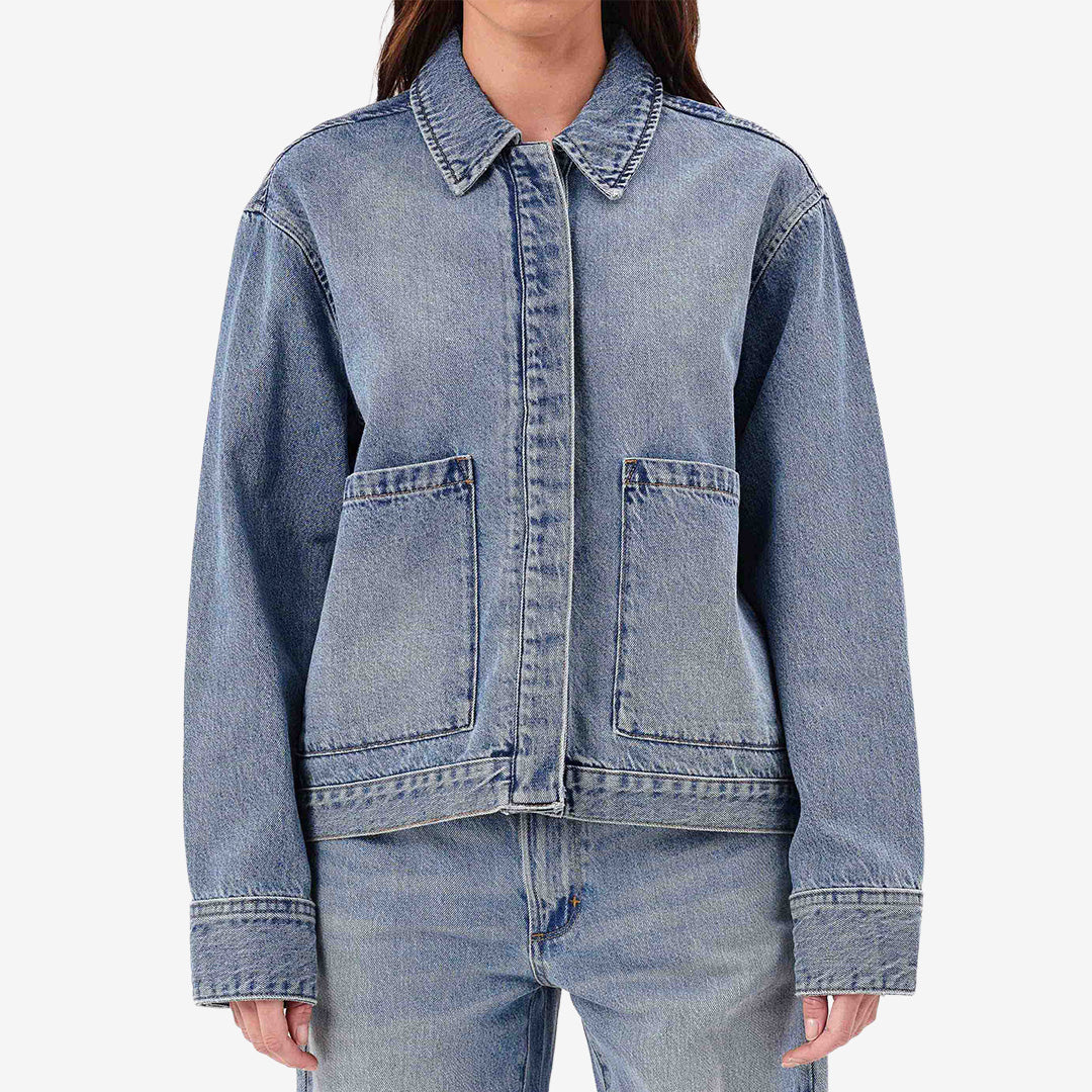 Neuw Sound Chore Jacket Vision 6935 Mid Vintage Indigo denimjacka
