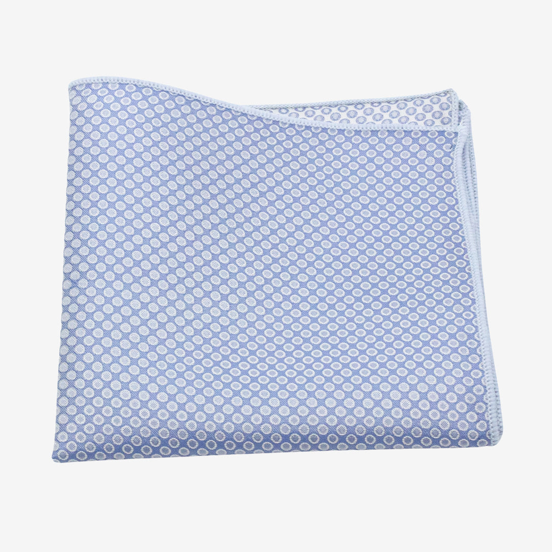 7East Sheffield mönstrad näsduk 18x18 cm Blue N447