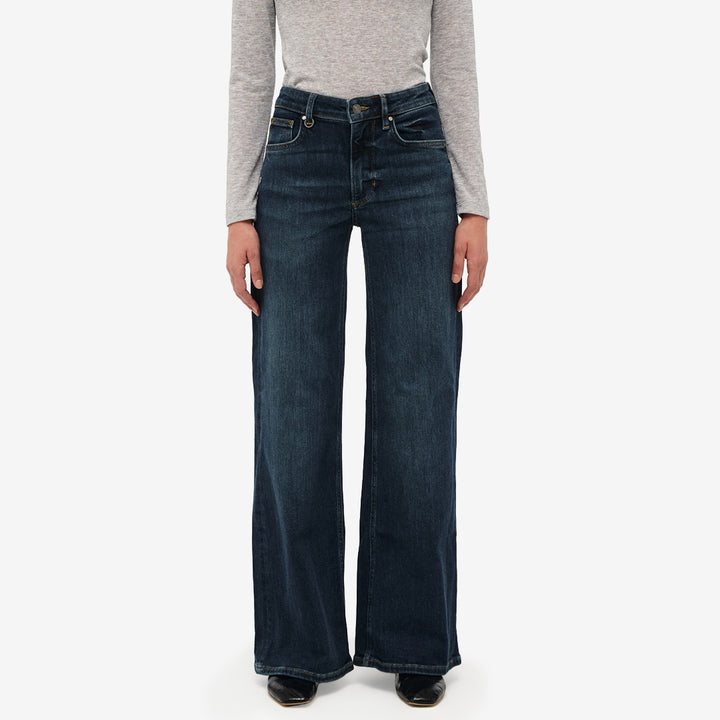 Neuw EVA Wide Revery Mid Vintage Indigo vida jeans