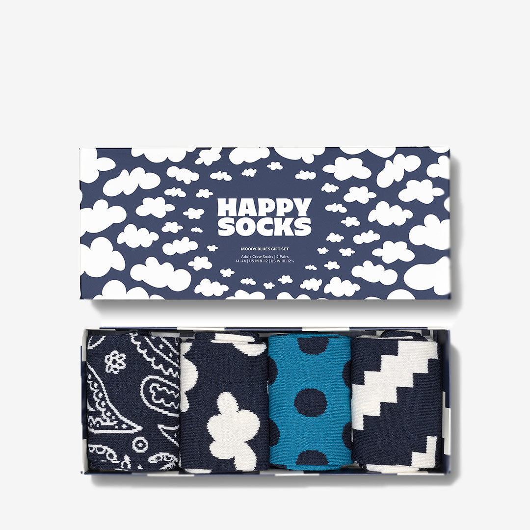 4-Pack Moody Blues Socks Gift Set
