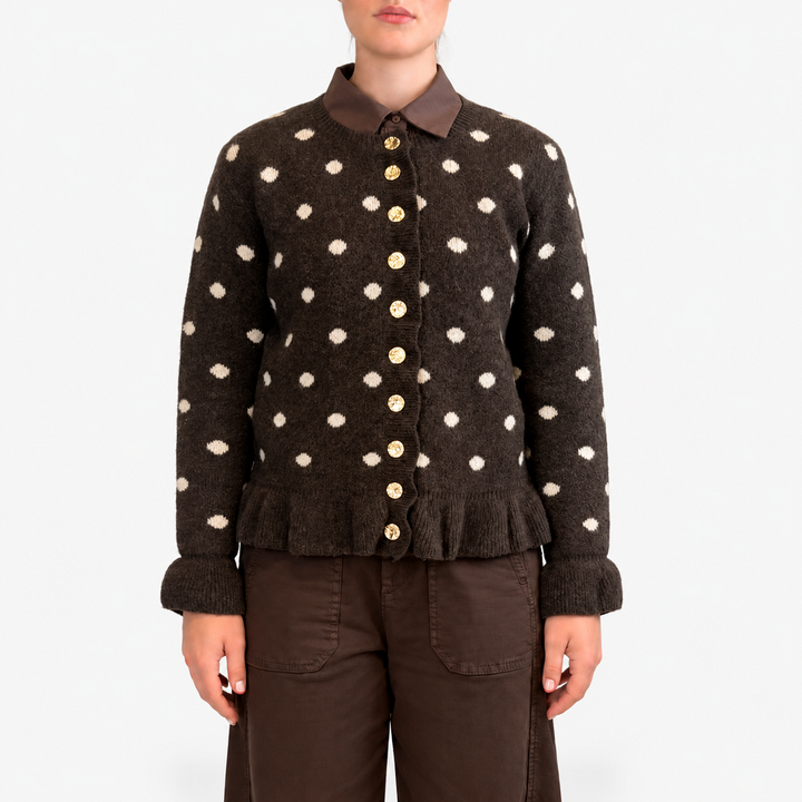 Stickad cardigan