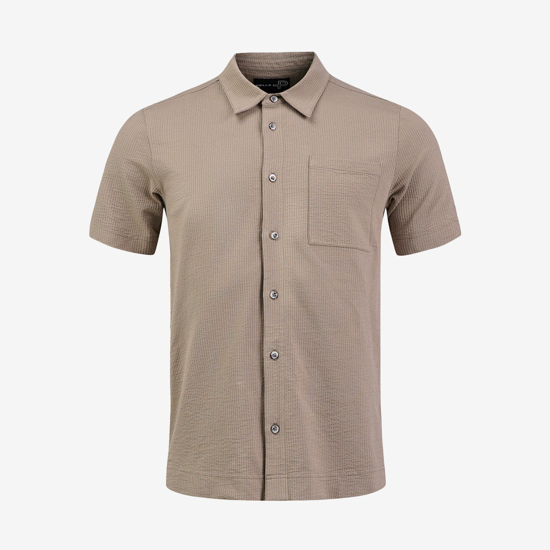 Pelle P Dock Short Sleeve Shirt herr Hills Creek med bröstficka och korta ärmar