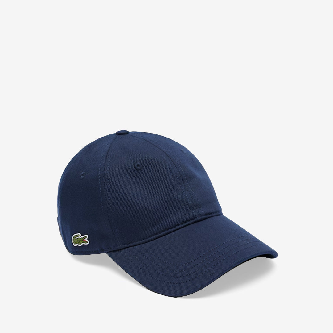 Lacoste RK0440-00 keps i navy blue i bomull med broderad krokodillogga