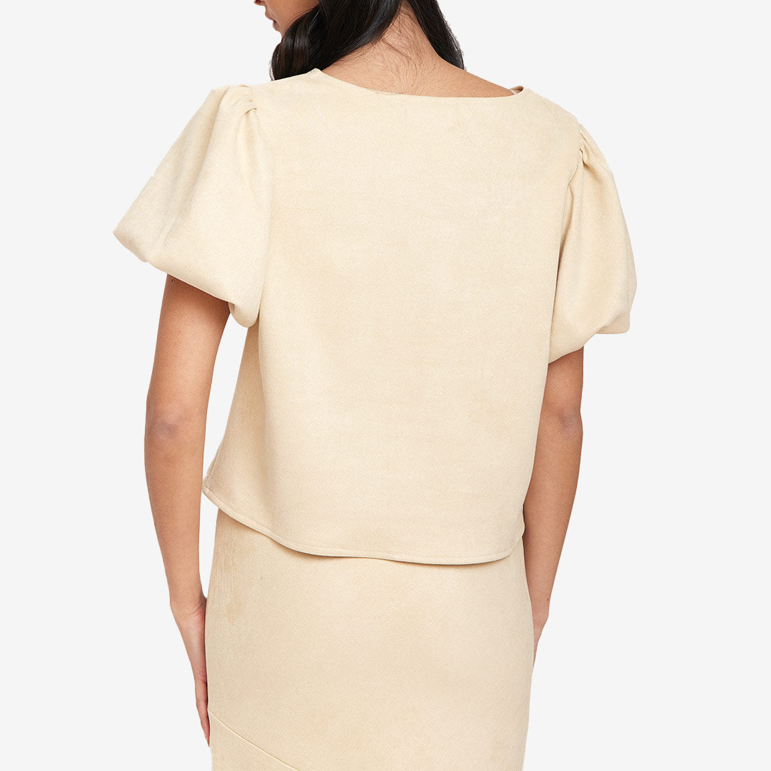 BEATA SUEDE BLOUSE