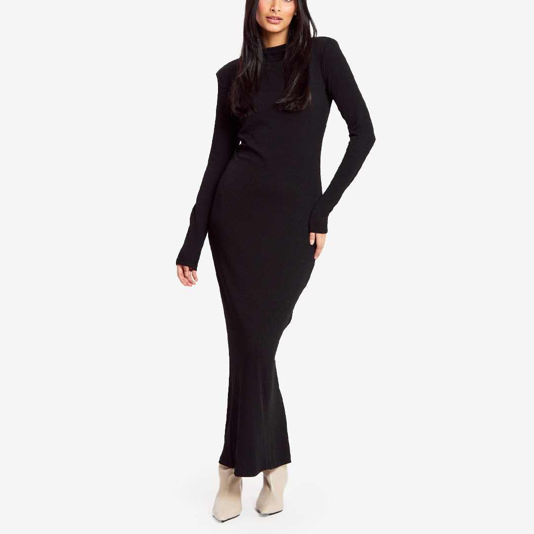 Alt bildtext
Rut & Circle Bianca Dress dam Black lång figurnära klänning RUT-26-03-60