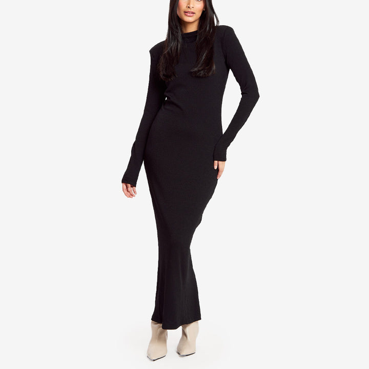 Alt bildtext
Rut & Circle Bianca Dress dam Black lång figurnära klänning RUT-26-03-60
