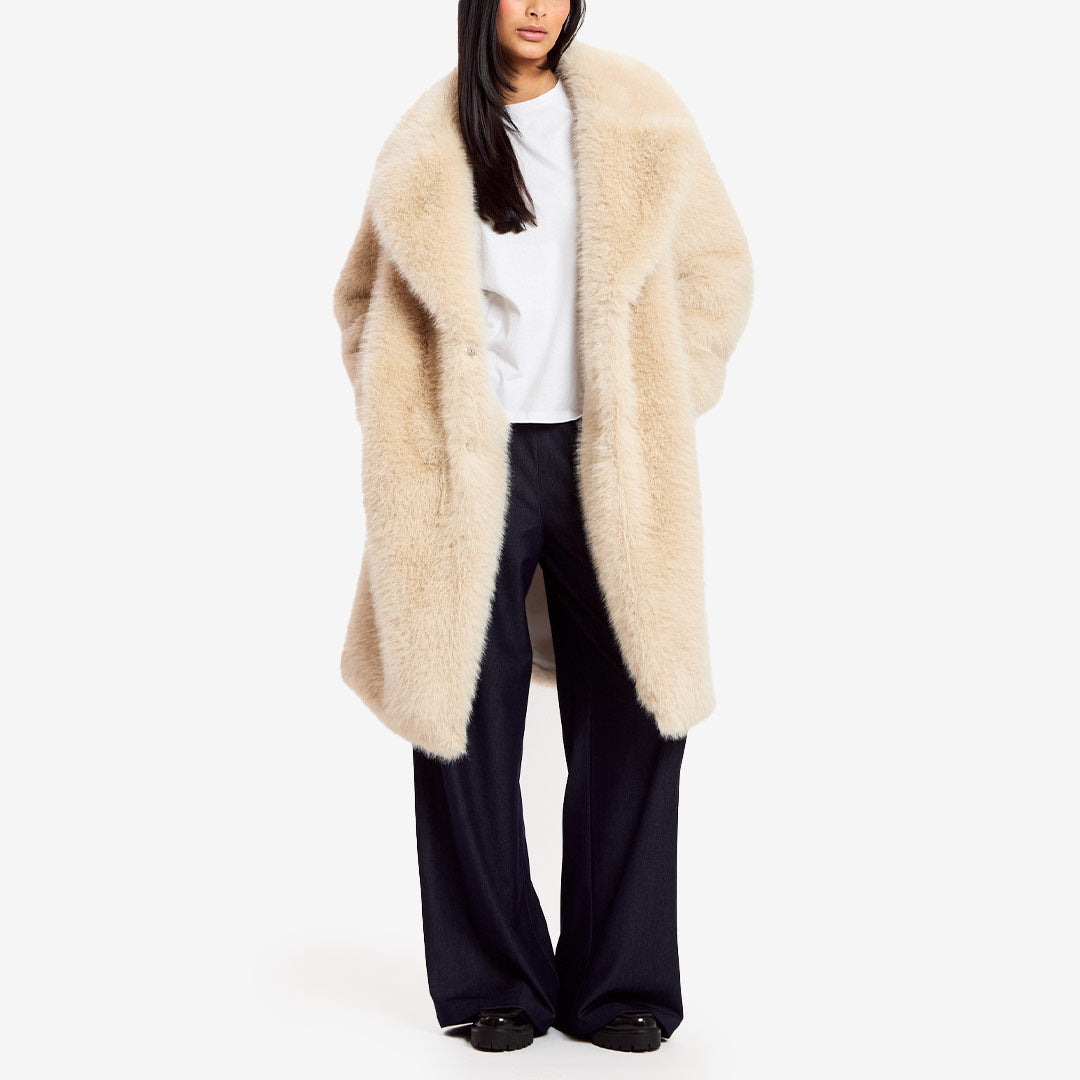 Alt bildtext
Rut & Circle Valerie Faux Fur Jacket dam Cream RUT-26-03-61