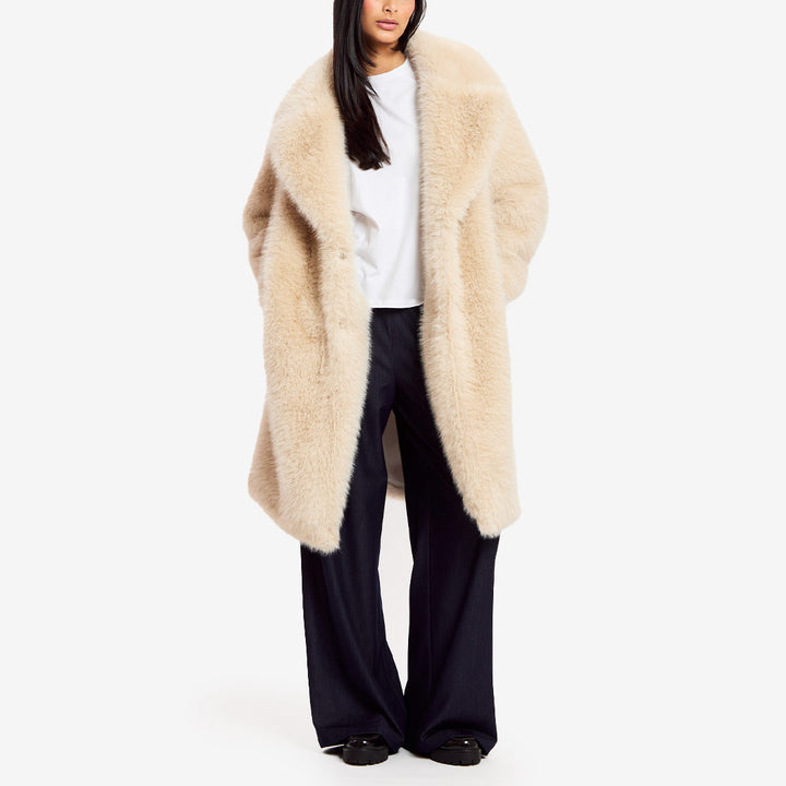 Alt bildtext
Rut & Circle Valerie Faux Fur Jacket dam Cream RUT-26-03-61