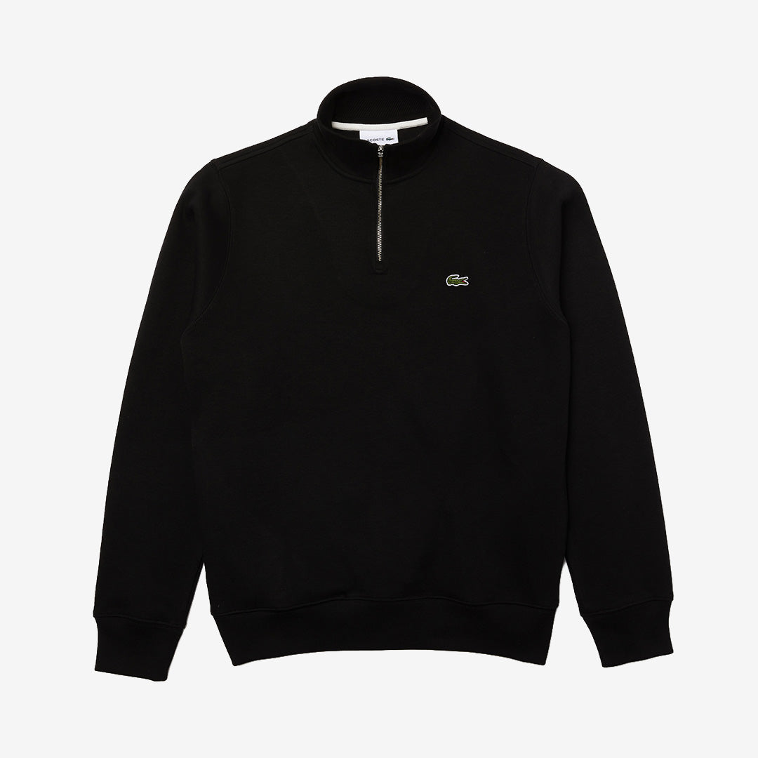 Lacoste SH1927-00 svart sweatshirt i bomull med ikonisk logga