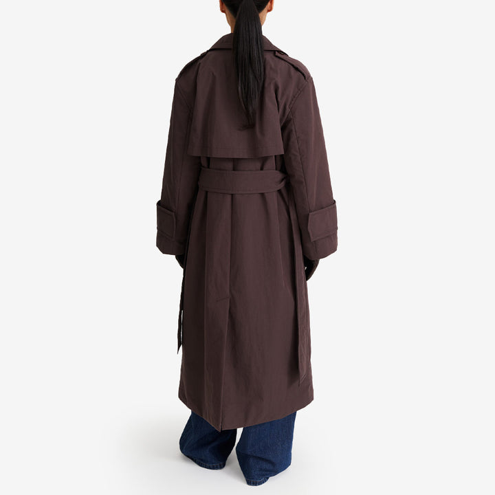 SANDRA PADDED TRENCH