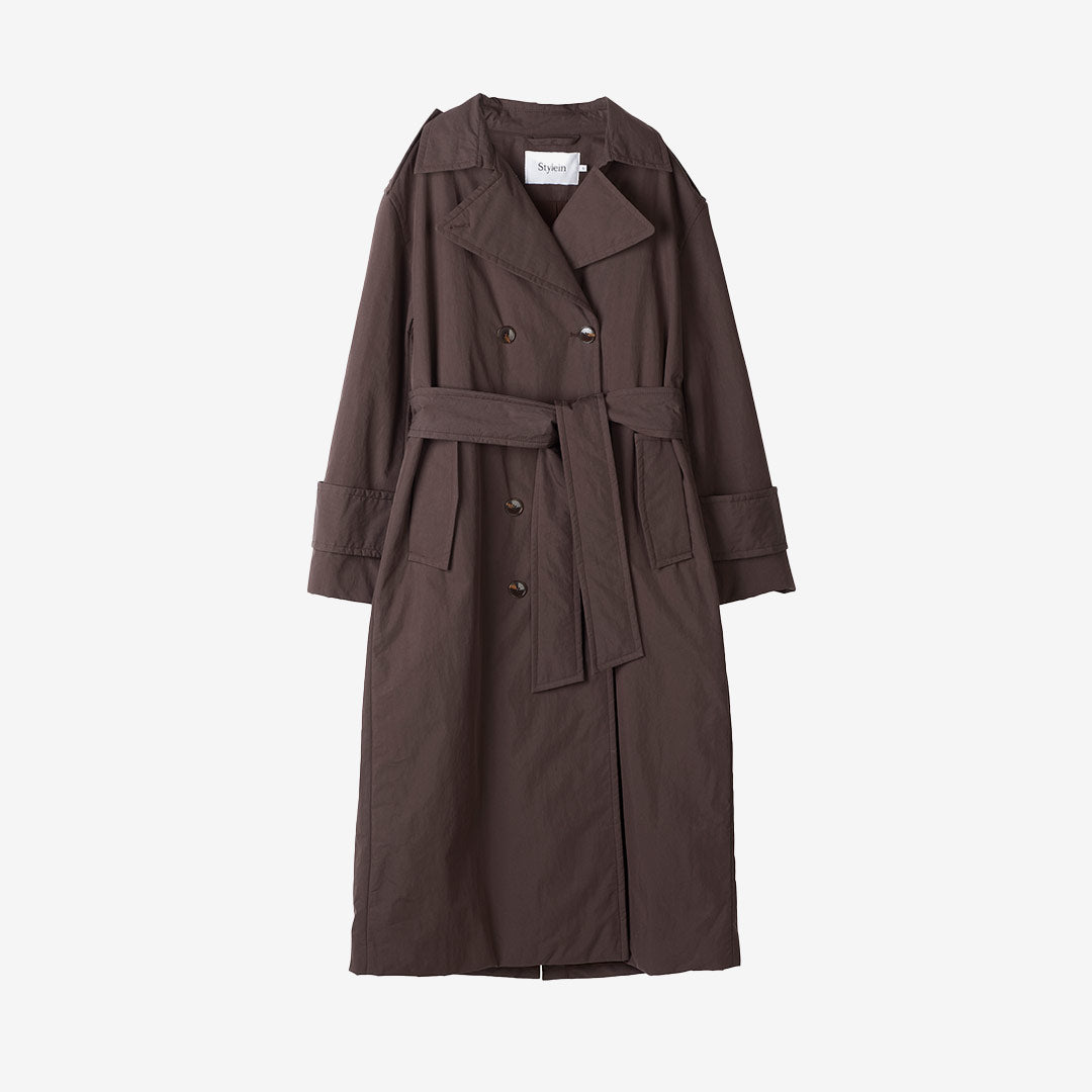 SANDRA PADDED TRENCH