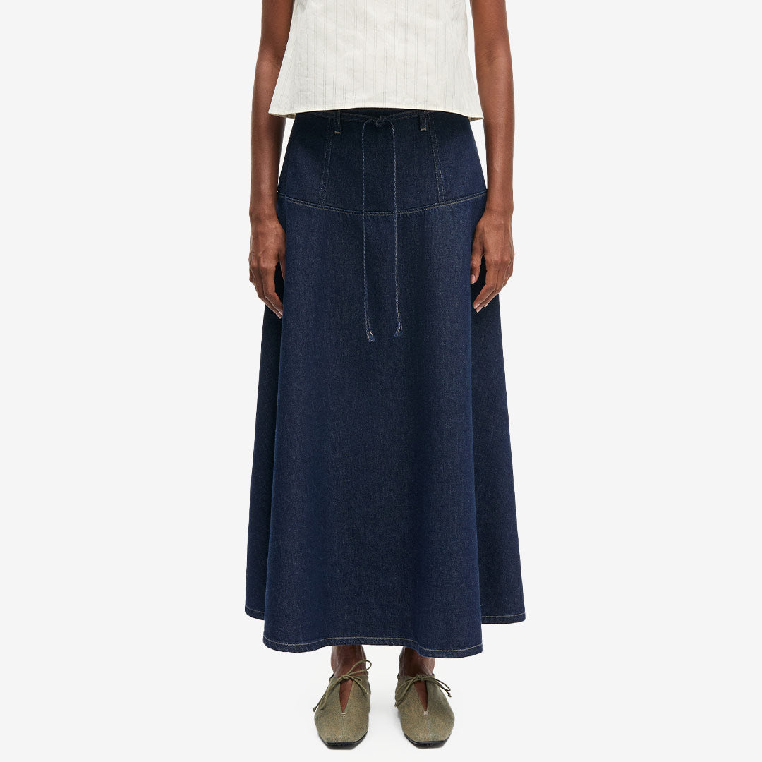 Samsøe Samsøe Satilly skirt dam denim