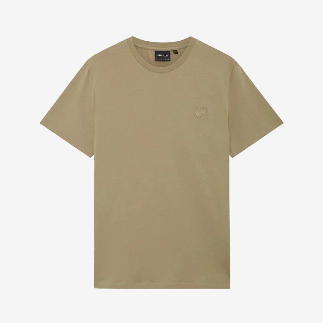 Lyle & Scott TS2255TONT Superfine T-shirt i Sage Uniform med klassisk passform och 100% bomull för herr