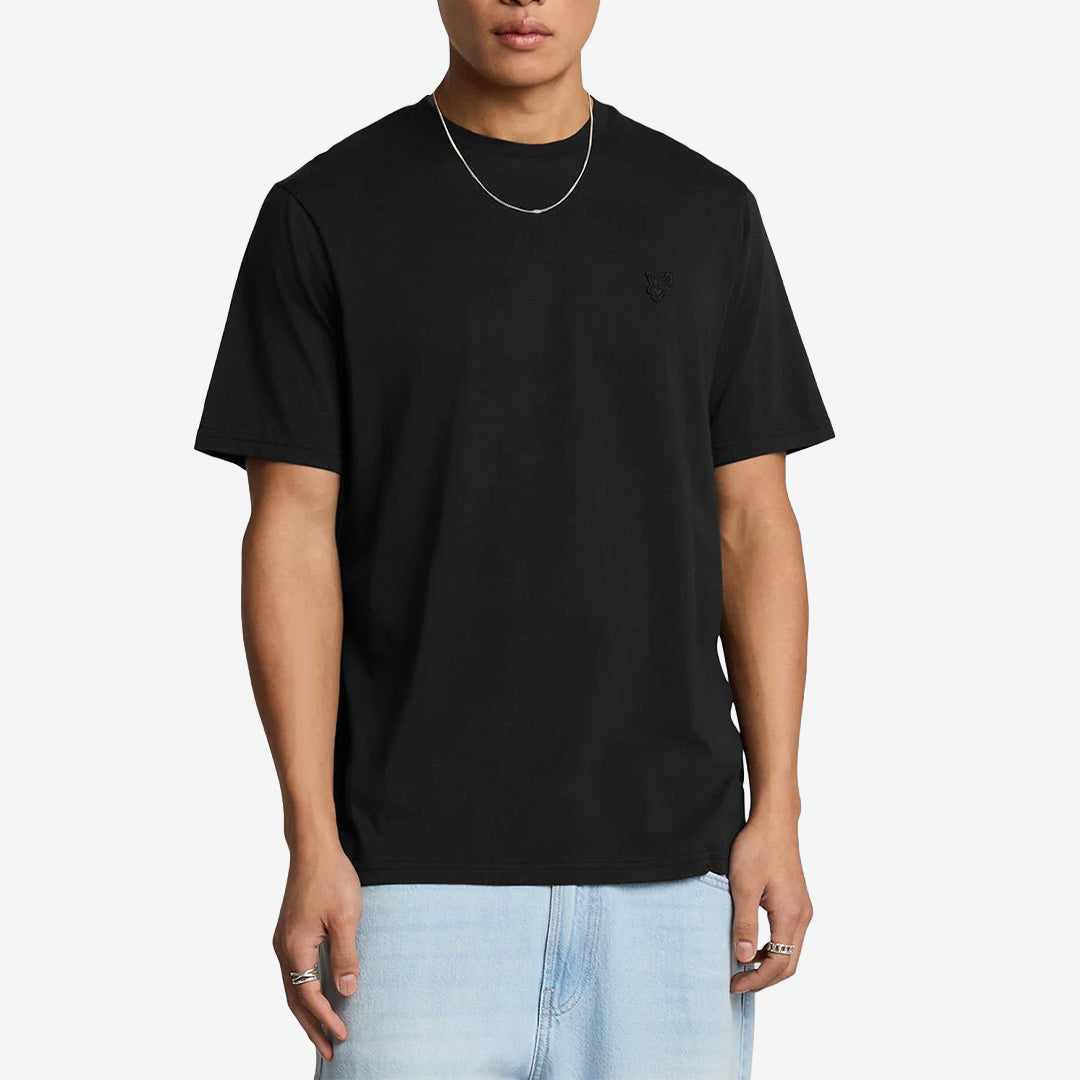 Lyle & Scott Superfine T-Shirt Jet Black TS2255TONT i 100% bomull