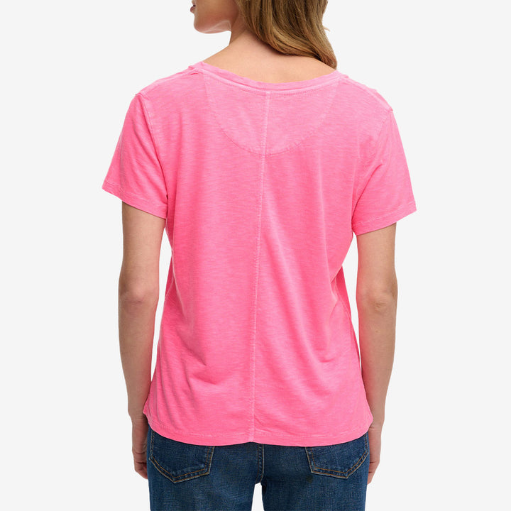 STUDIOS SLUB EMB VEE TEE