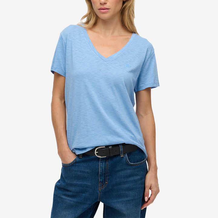 STUDIOS SLUB EMB VEE TEE