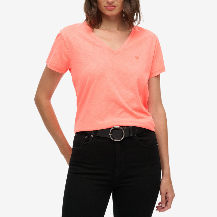 STUDIOS SLUB EMB VEE TEE