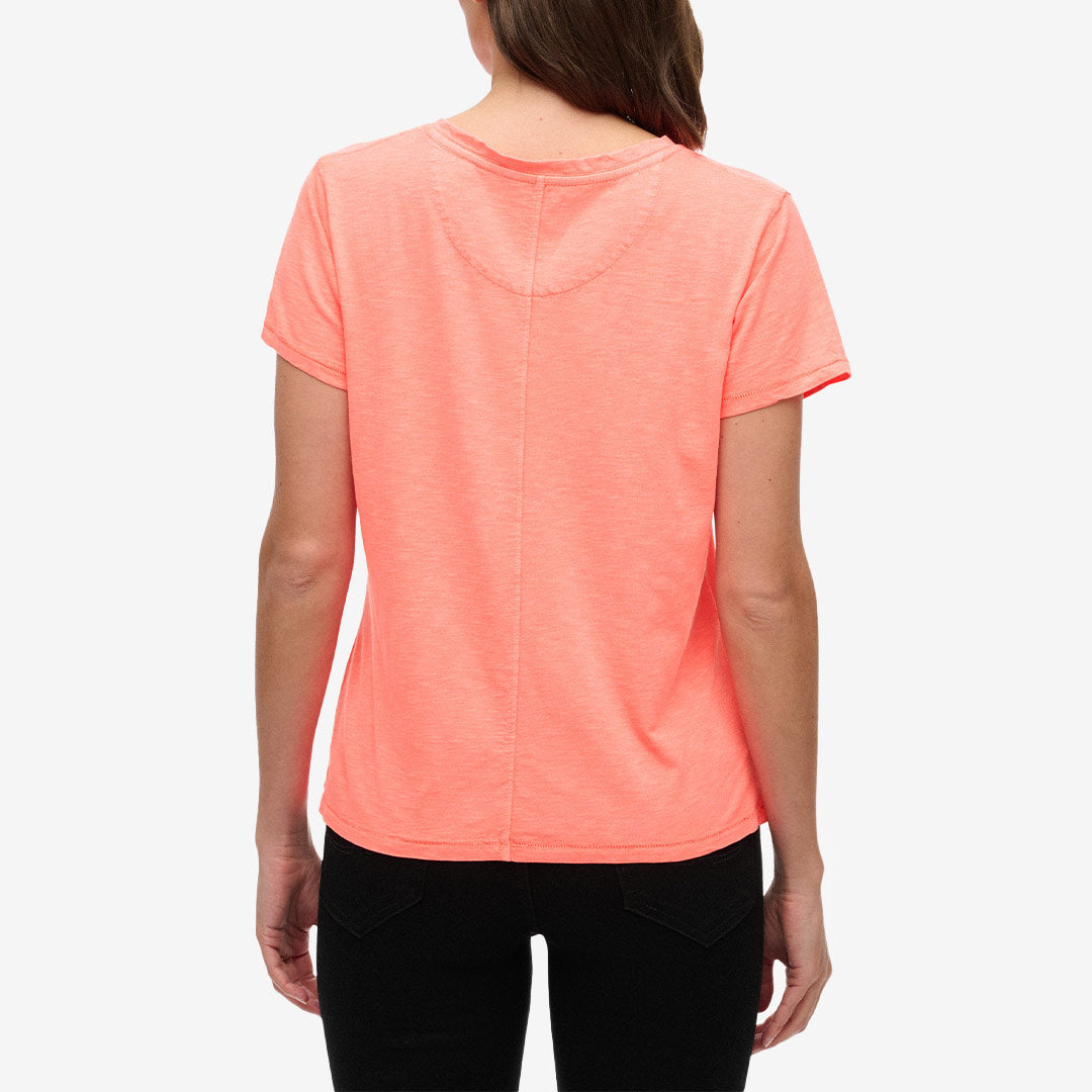 STUDIOS SLUB EMB VEE TEE