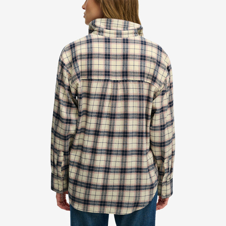 CHECK FLANNEL RELAXED SHIRT