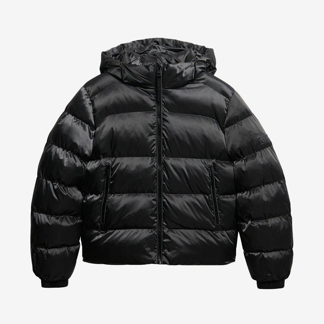 HOODED LUXE SPORTS PUFFER