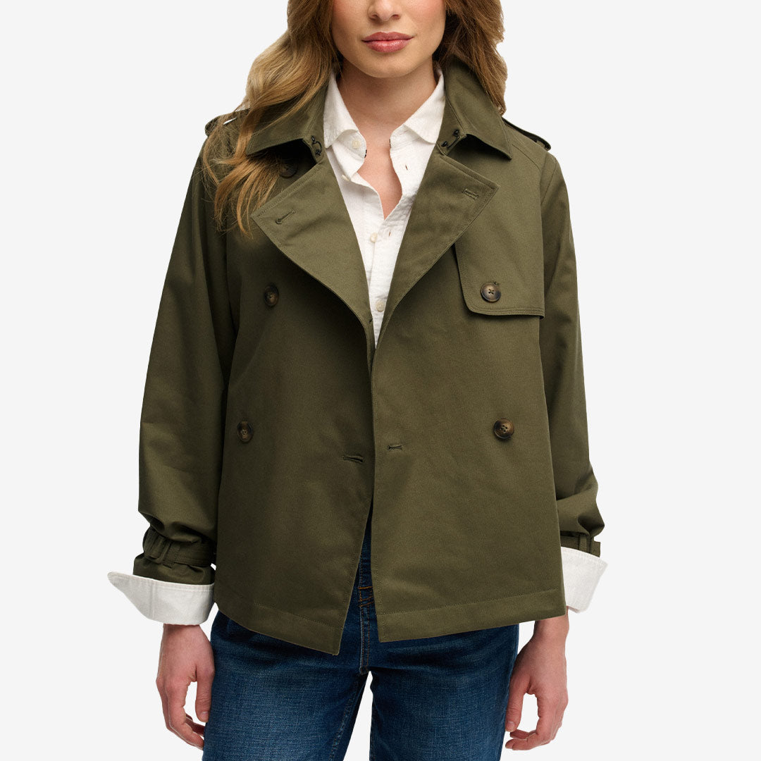 SHORT TRENCH COAT