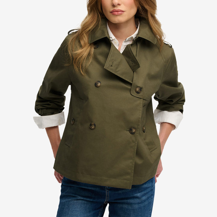 SHORT TRENCH COAT
