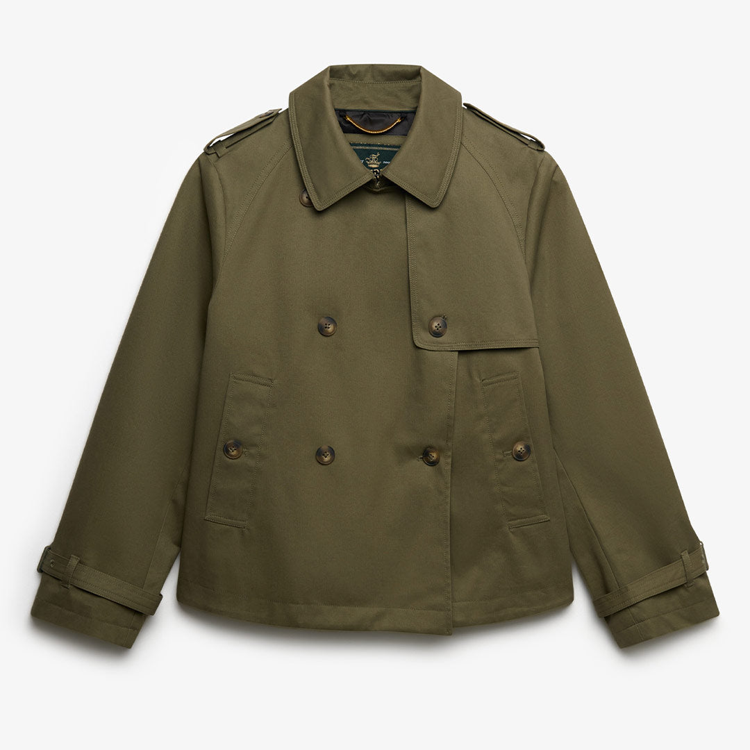 SHORT TRENCH COAT