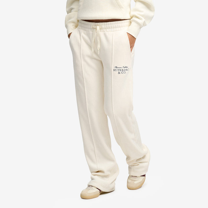 Superdry Drop Needle Velour Joggers dam Cream W7011337A 22C