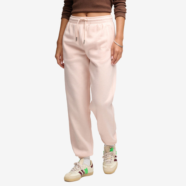 Superdry Signature Embroidered Cuffed Joggers dam Rose Blush Pink W7011364A L3Q