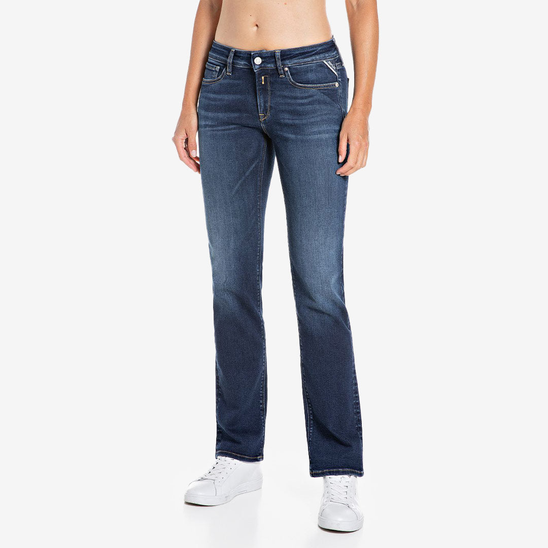 Replay New Luz Bootcut dark blue jeans för dam med bootcut-passform