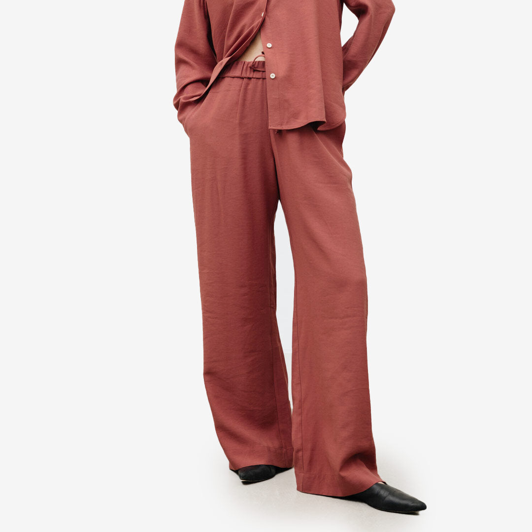 A Part Of The Art Vacant Pants Dusty Rosewood vida lyocellbyxor dam