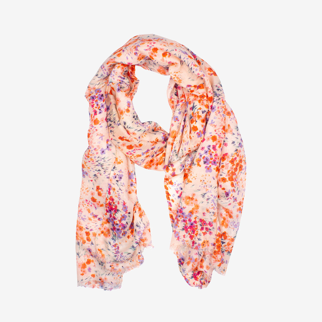 Mönstrad sjal i flera färger från 7East i 100% polyester modell Y2767 storlek 180x88 cm