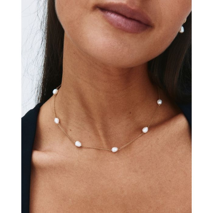 Perla Necklace Multi Gold