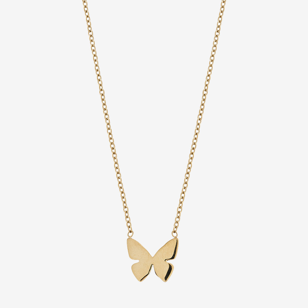 Papillon Necklace Gold
