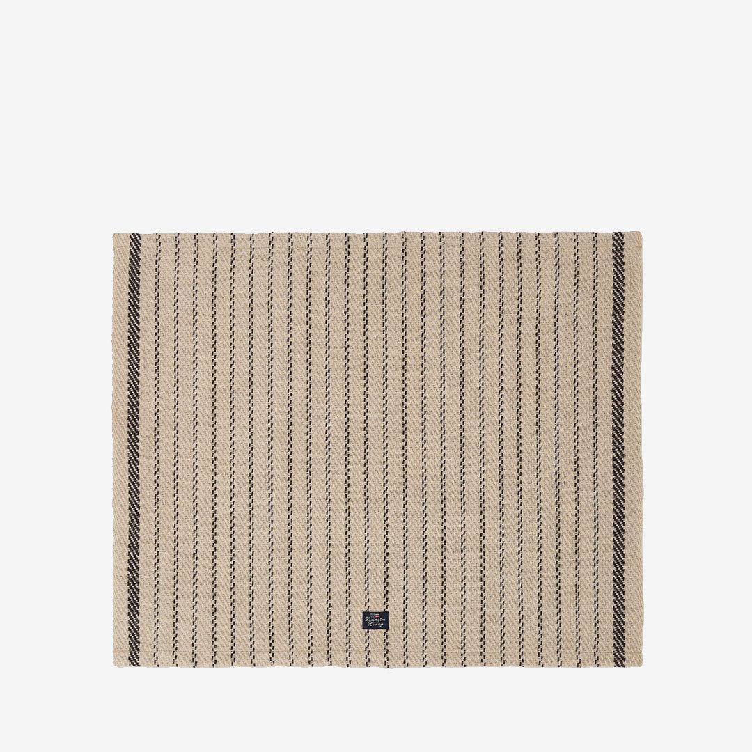 Striped Jute/Cotton Placemat