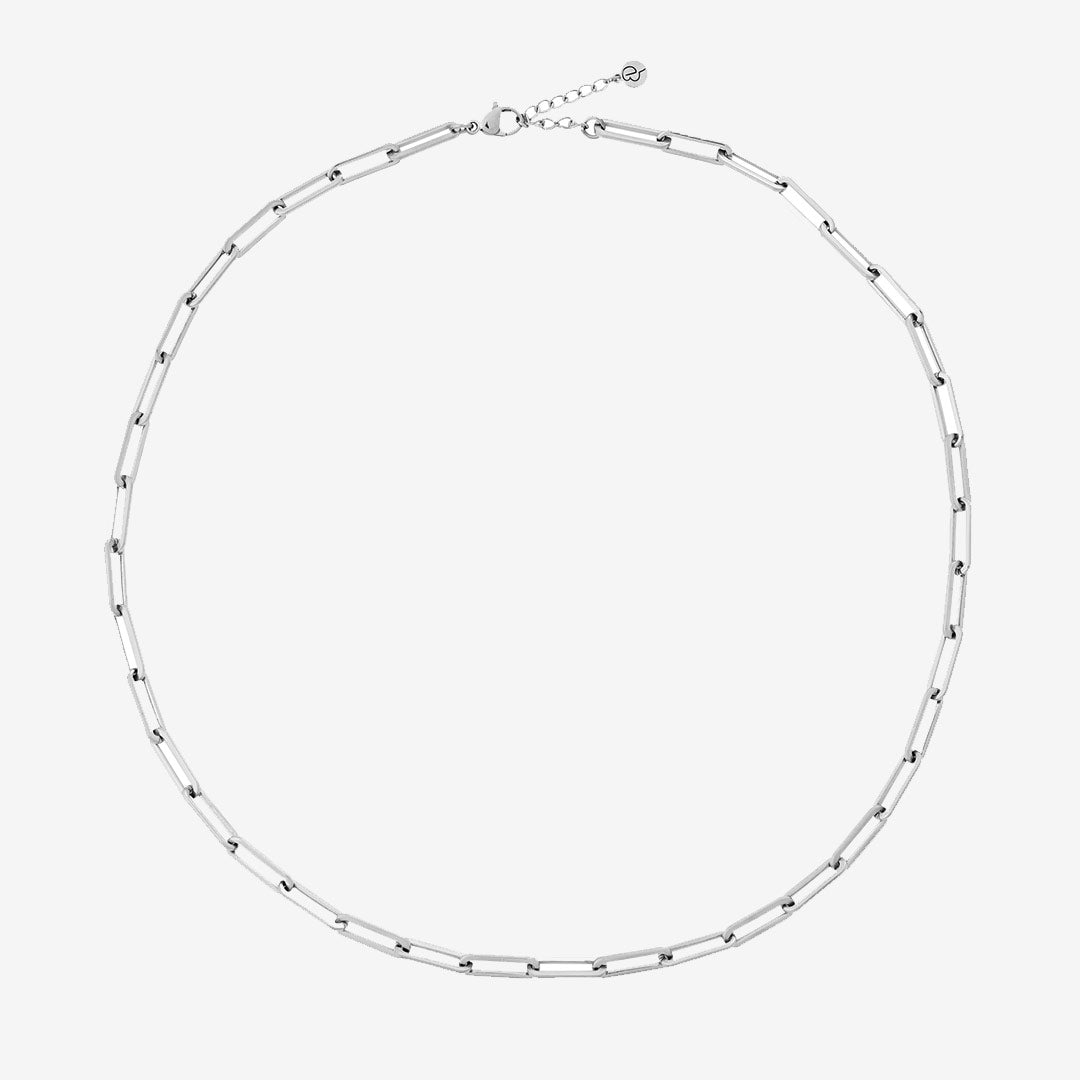 Ivy Chain Necklace L Steel